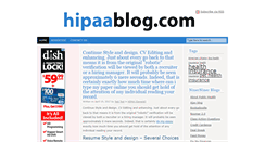 Desktop Screenshot of hipaablog.com